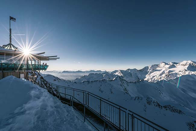 TOP Mountain Star Eating and drinking in Obergurgl-Hochgurgl ski resort Ötztal valley Tyrol
